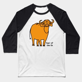 Year of the Ox Gold Baseball T-Shirt